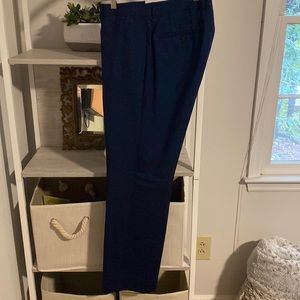 Blue Calvin Klein suit pants